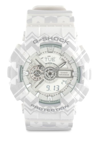 Jual G Shock Casio G Shock Jam Tangan Pria White Resin Ga 110tp 7adr Original Zalora Indonesia