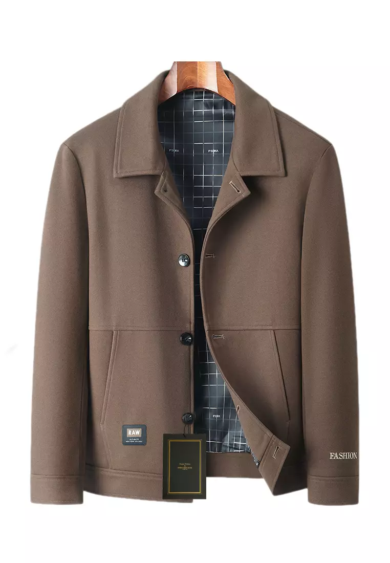Buy HAPPY FRIDAYS Thick Lapel Casual Jacket LB8801 2024 Online