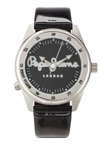 R23511180esprit retail08 漆皮男士圓錶, 錶類, 飾品配件