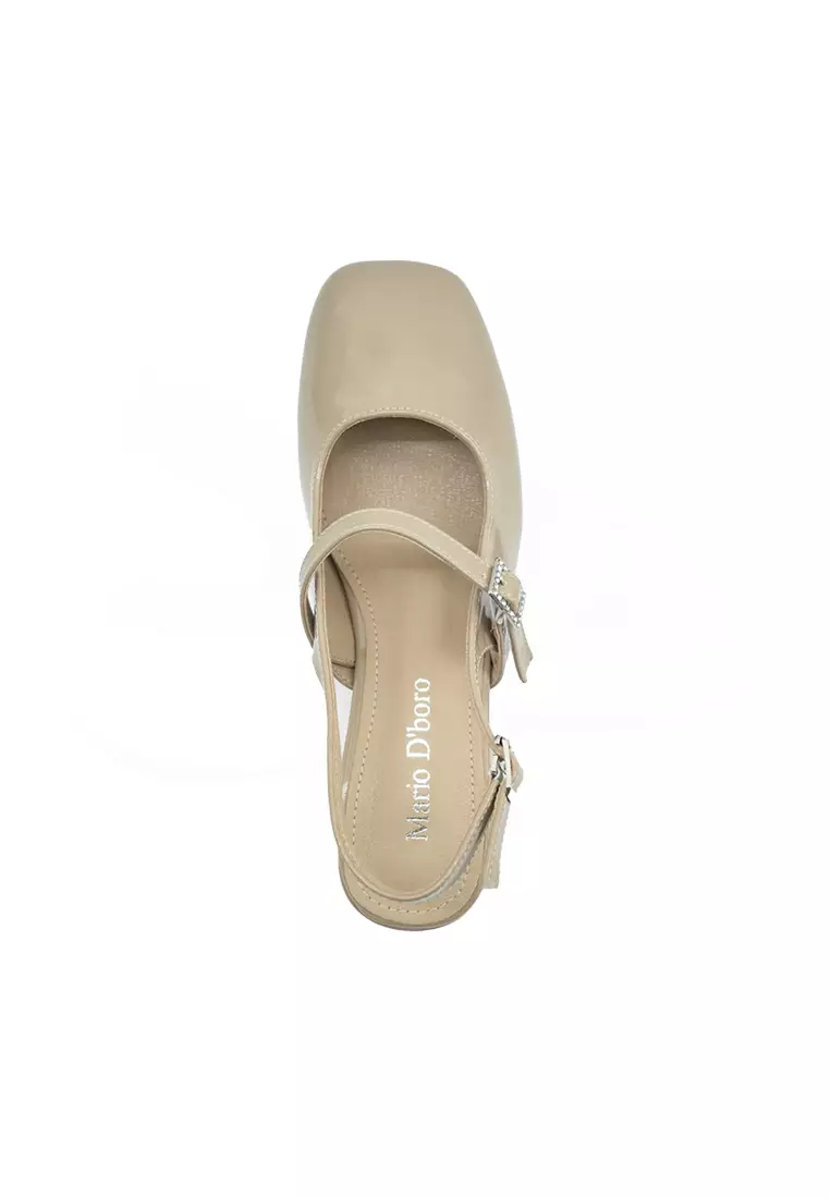 Women's Heeled Sandals LY 29112 Taupe C74
