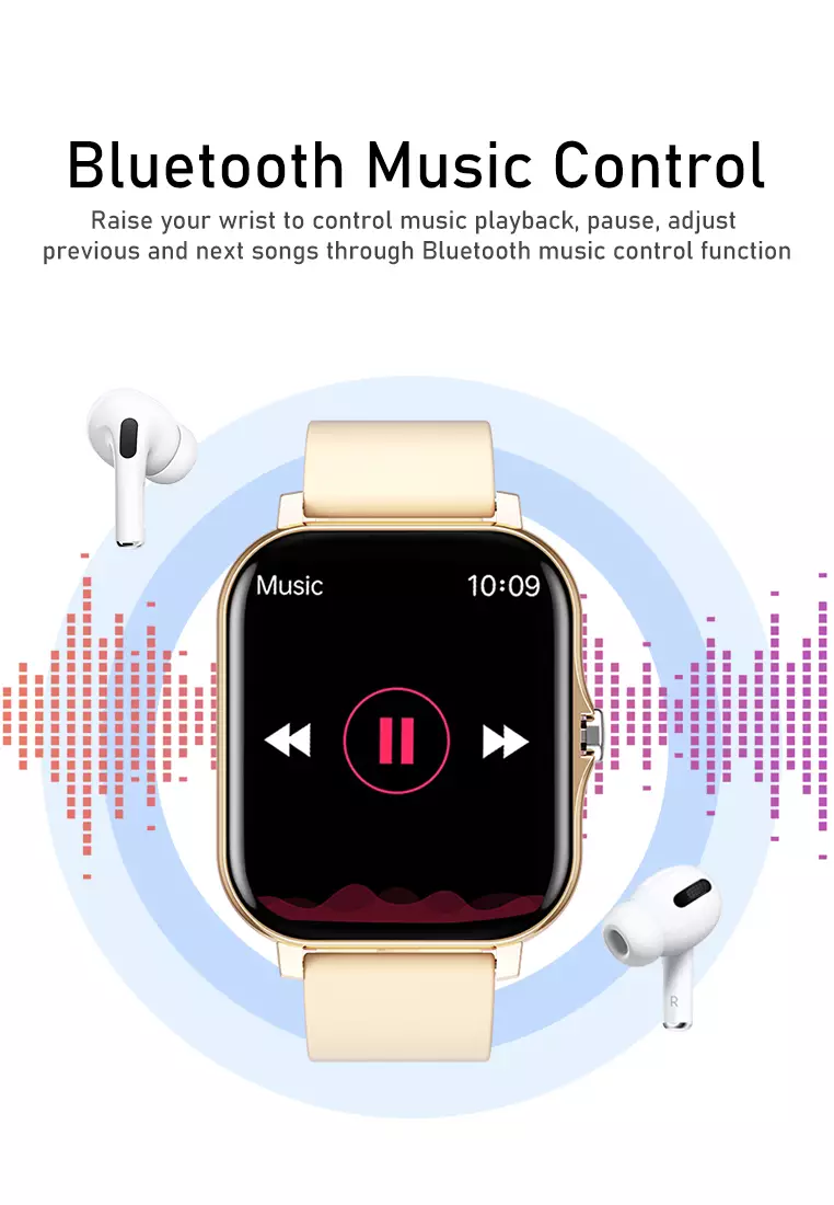 Y13 Smart Watch 1.83 Inch Multilingual High-definition Touch Large Screen Wireless Call Bluetooth Call Smart Watch rosegold