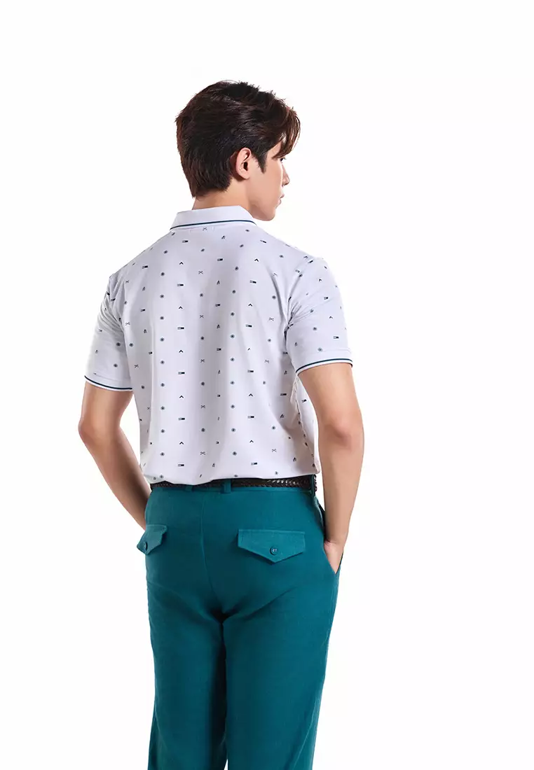 Printed Collar T-Shirt for Men