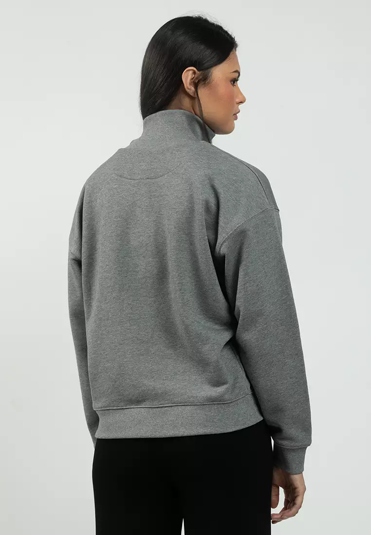 Baby Fox Half Zipped Sweatshirt