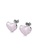 Her Jewellery silver Fond Love Earrings (Opal Pink) - Made with premium grade crystals from Austria HE210AC0GFHXSG_1