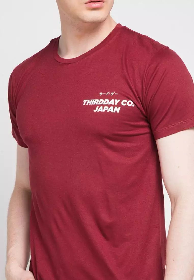 MTD62D thirddayco japan ktkn mr T-shirt Maroon