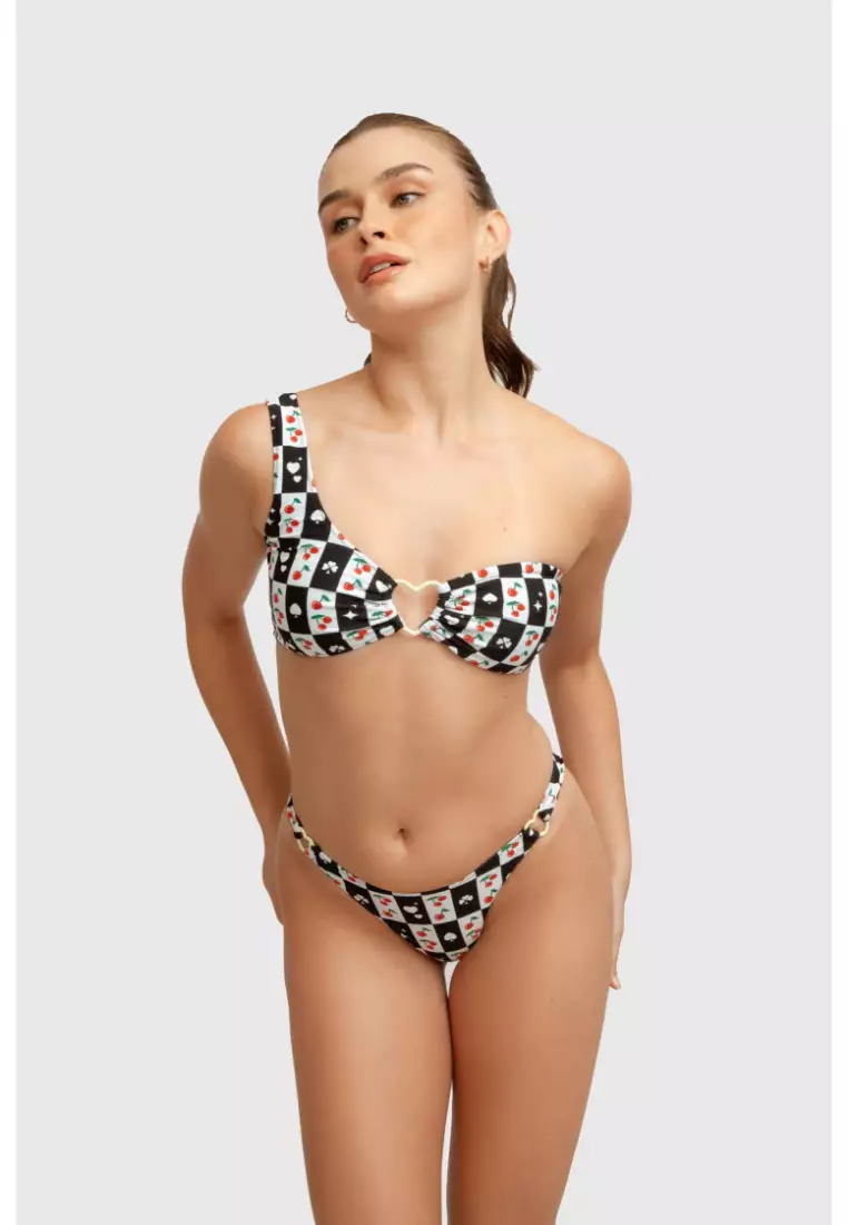 Tasha Asymmetrical Top / Checkmate