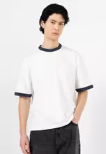 Vintage White/True Navy Ringer