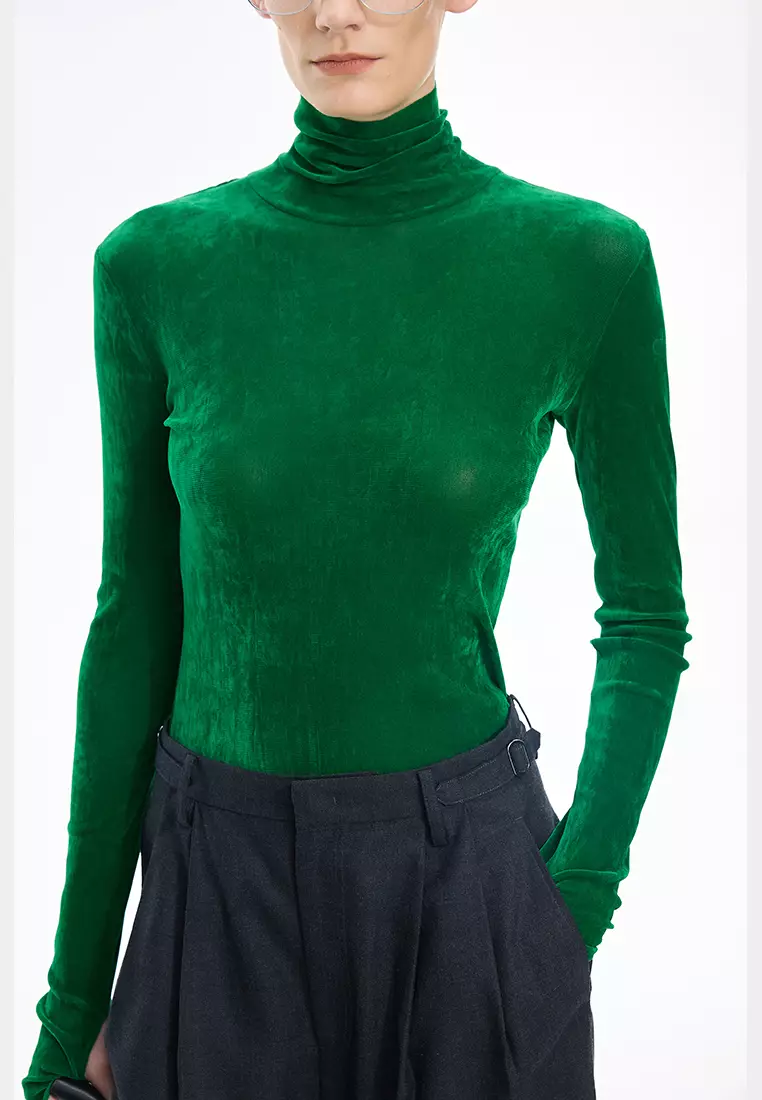 Rayon Slim Fit Long Sleeve T-shirt