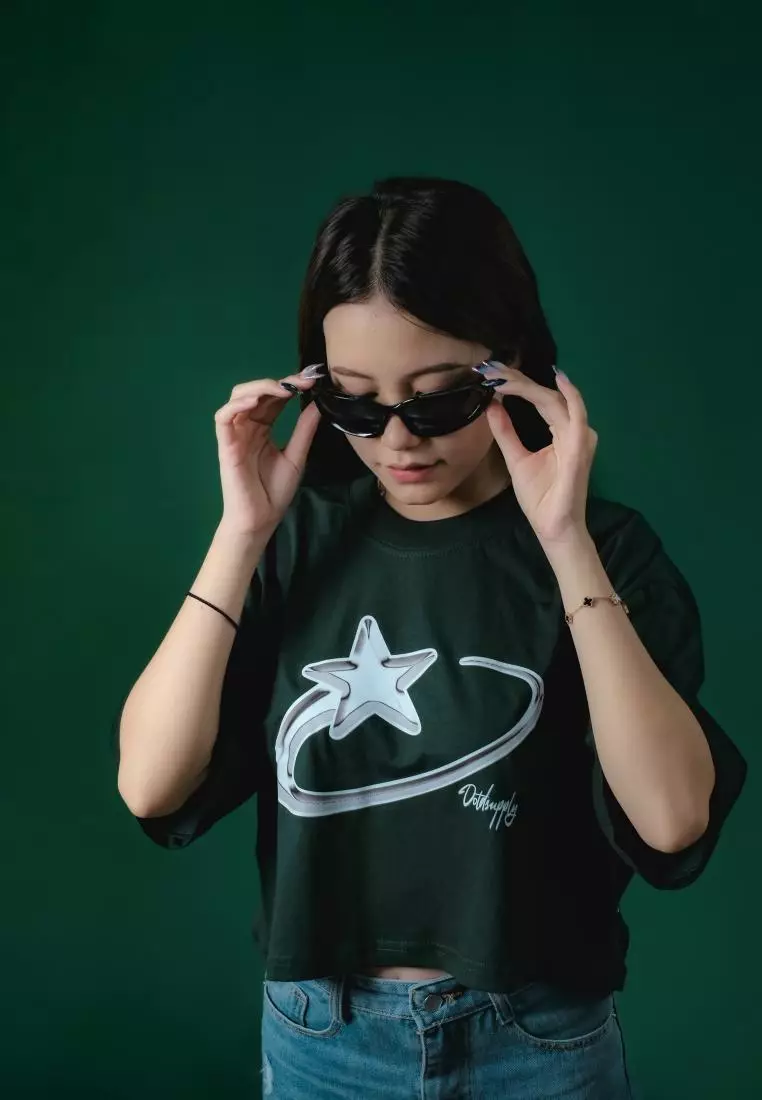OOTDSUPPLY Croptee Stellar 3rd Colors | Croptee Oversize Wanita CT029
