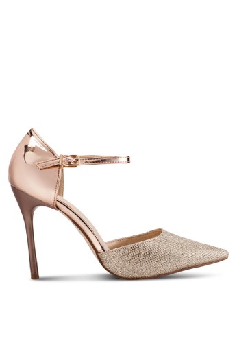 Occasion Glitter D'Orsay Strappy Heels