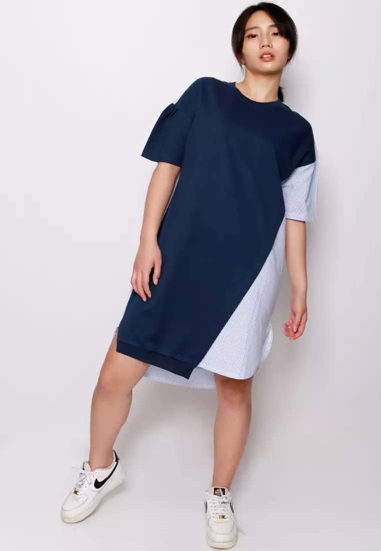 Midi Dress Asymmetry