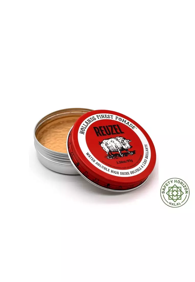 Reuzel New Packaging Hair Pomade Variation 3.38OZ/95G and 1.3OZ/35G - Red Water Soluble