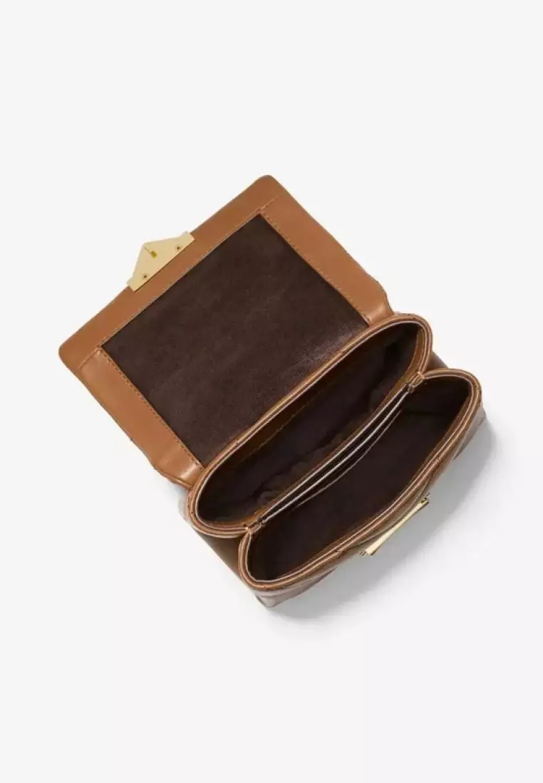 Michael Kors Cece Extra-Small Quilted Leather Crossbody Bag Luggage