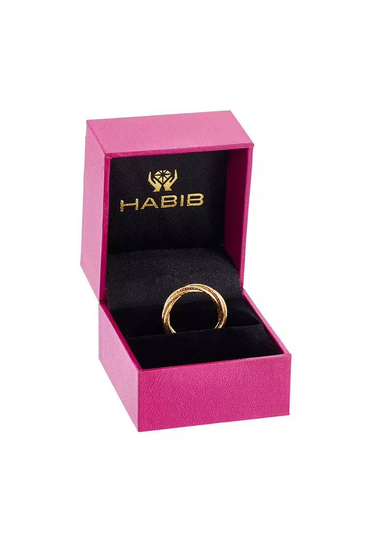 HABIB CAVO | Oro Italia 916 Yellow Gold Ring GR57440525(4Y) (22K Gold)