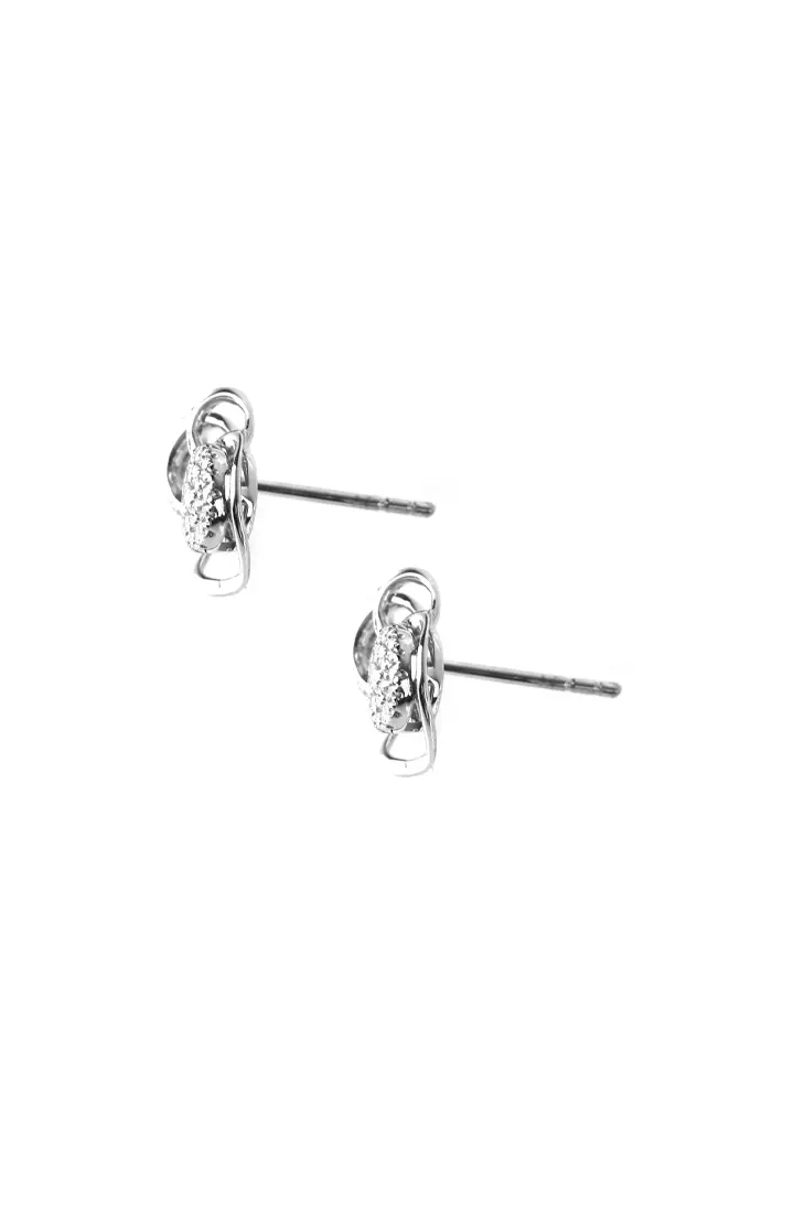 GOLDHEART Earrings, Diamond White Gold 750 (PD17151E)