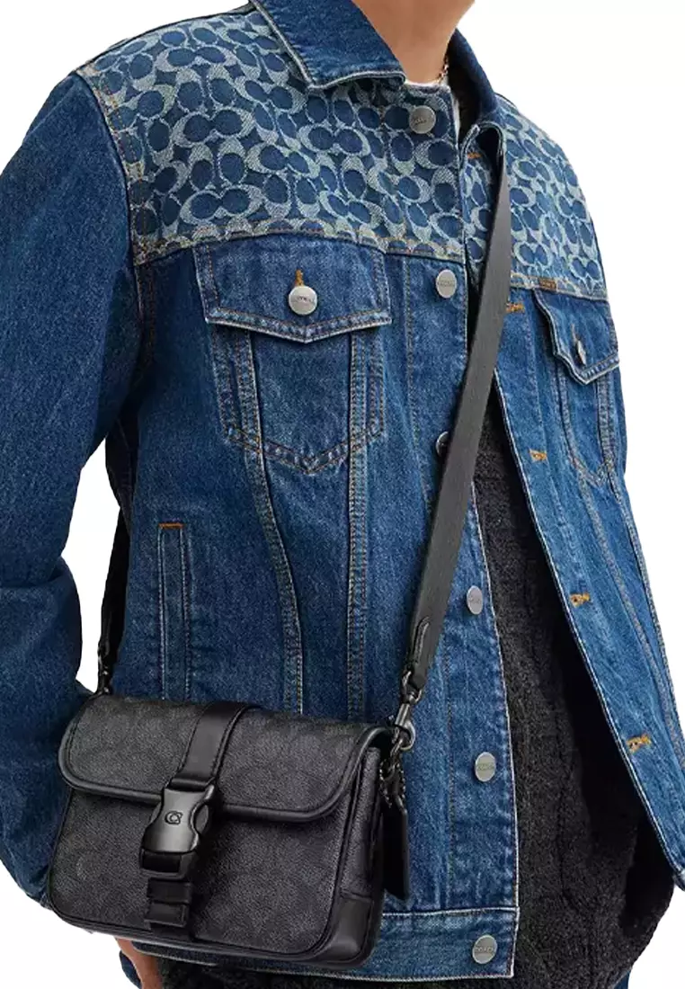 ショルダーバッグ COACH League Crossbody Bag 19 In Signature Canvas CY990 COACH® | League Crossbody Bag 19 In Signature Canvas