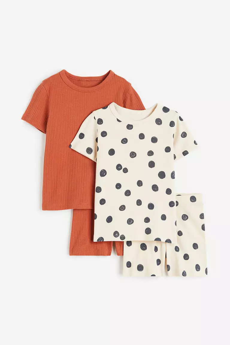 Jual H M 2 pack cotton pyjamas Original 2024 ZALORA Indonesia