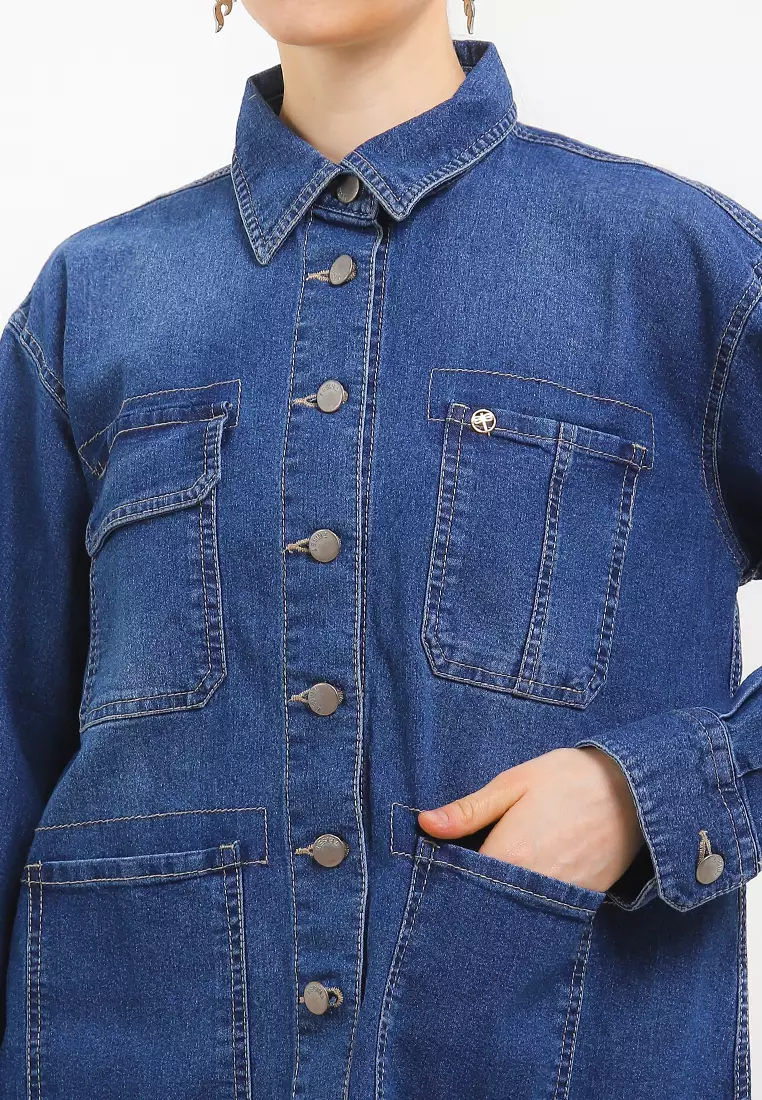 Triset Casual Jacket Denim Wanita - TJ303231033
