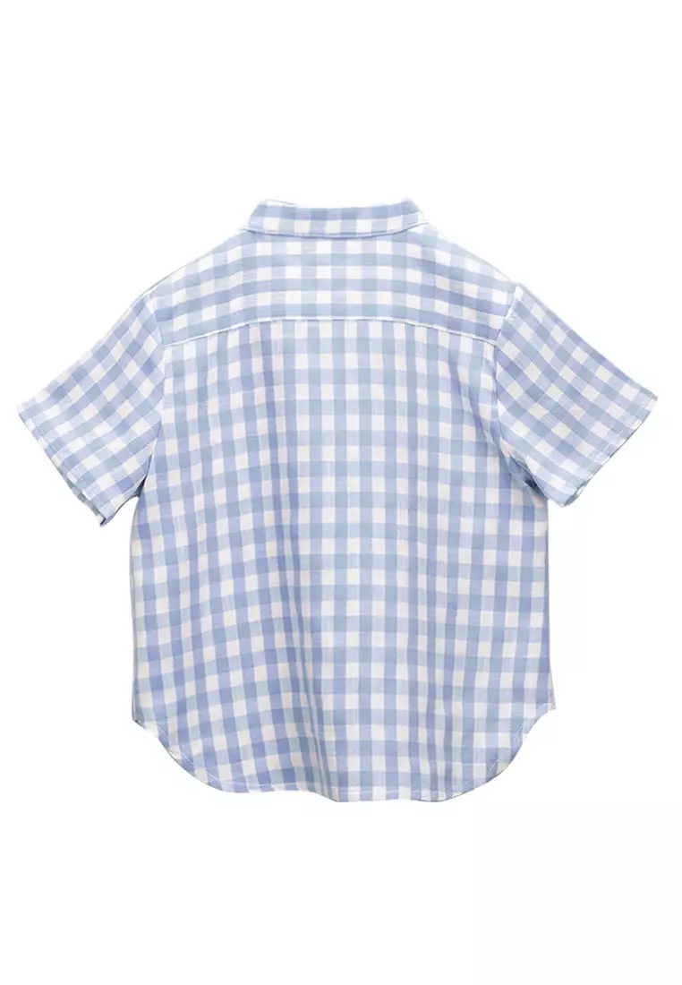 Move - Rio Checkered Mandarin Collared Shirt