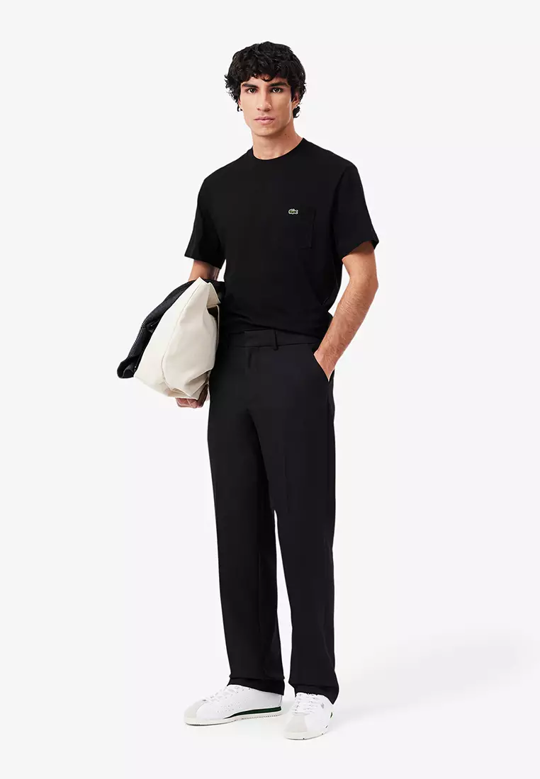 Cotton T-shirt with Breast Pocket