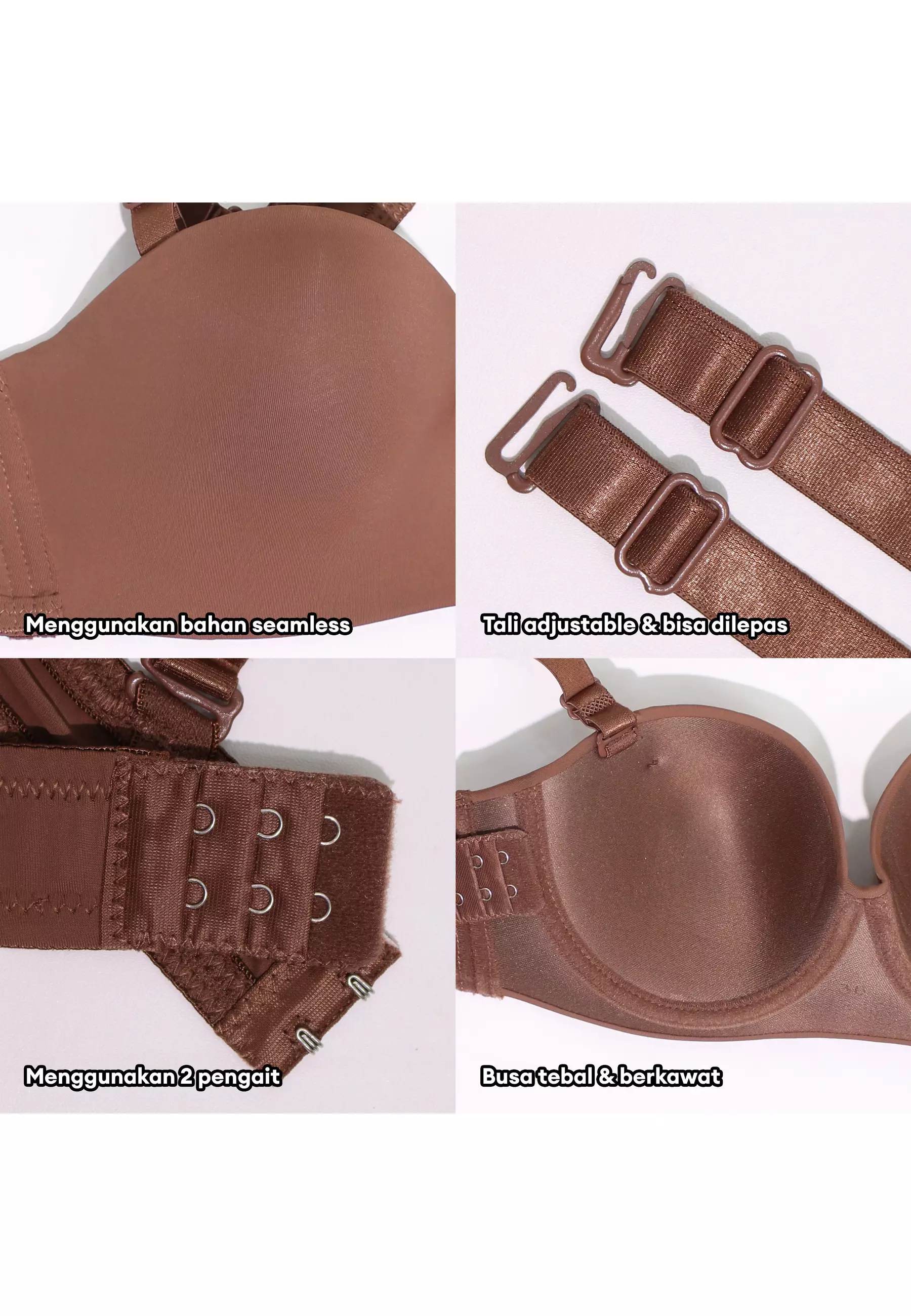 YouHave ( You’ve ) BH Wanita Bra Woman Women Bra Kawat Bra Busa Sedang Beha Be Ha Kait 2 Bra Seamless 100204