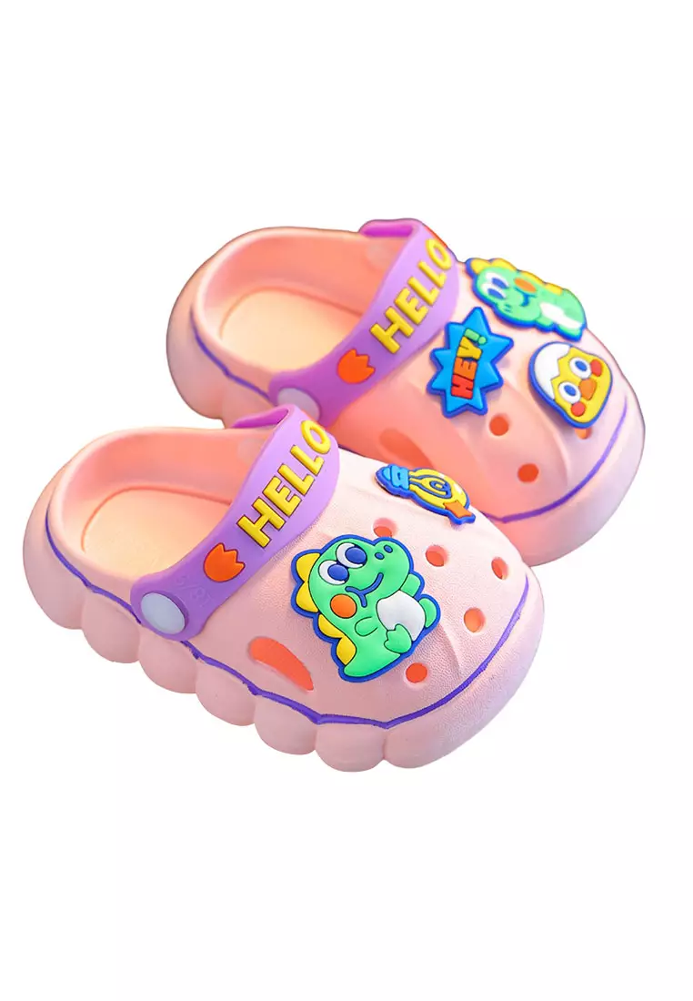 Discount on Lucky JX  shoes - SKU: Chuck Non-Slip Slippers For Children Sandals Soft Sole Cartoon Slippers