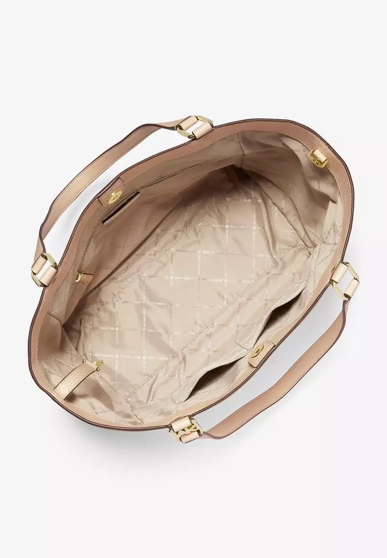 Michael Kors Arlo Large Grab Leather Tote Buff