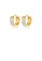 Glamorousky white 925 Sterling Silver Plated Gold Simple Fashion Geometric Wide Circle Shell Earrings 501C3AC1473E79GS_1
