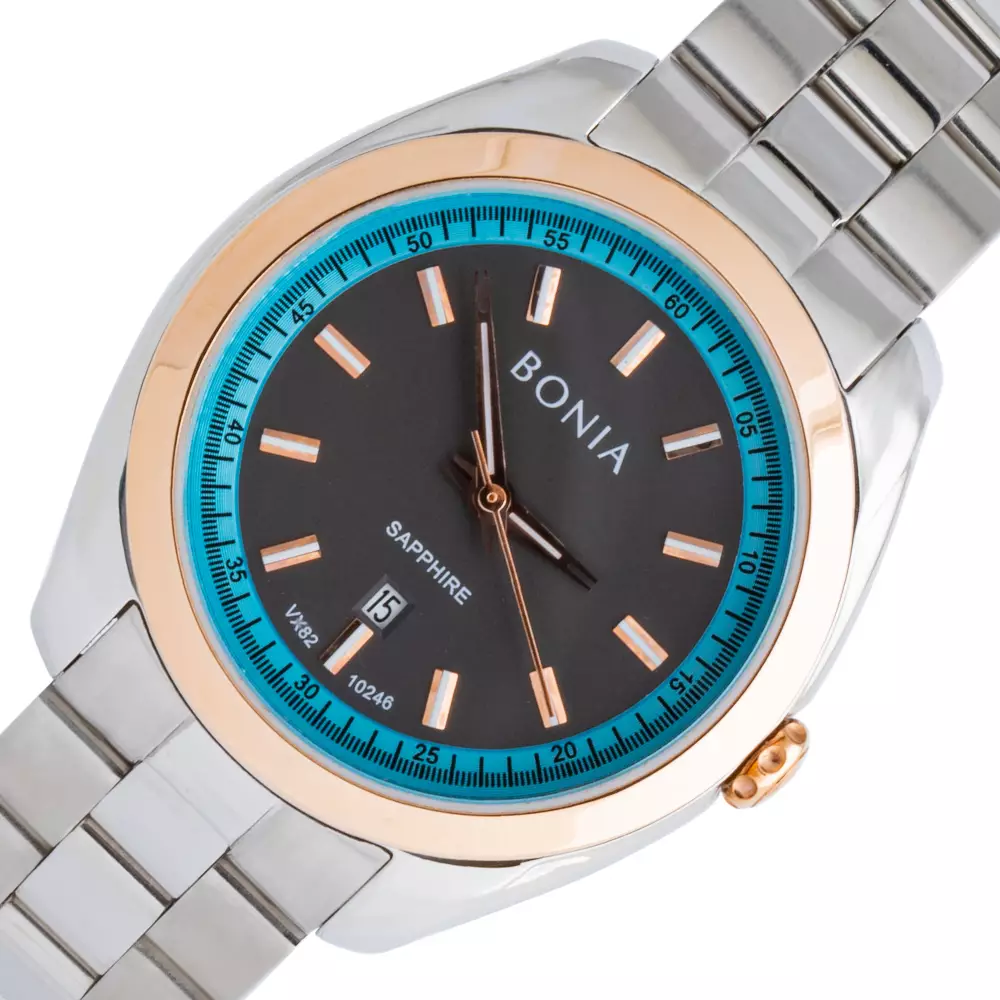 Bonia B10246-2342 - Jam Tangan Wanita - Silver Hitam - Original