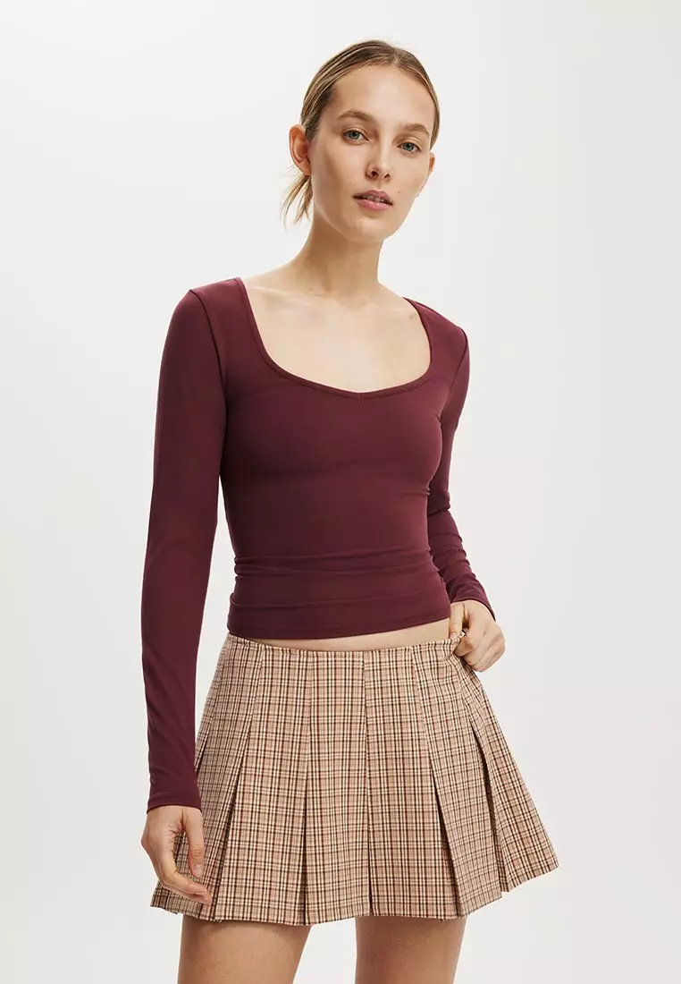 Mae Pleated Mini Skirt