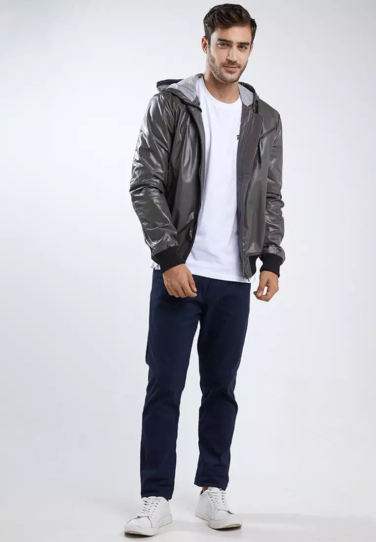 Jaket Kulit Sintetis 2534J03