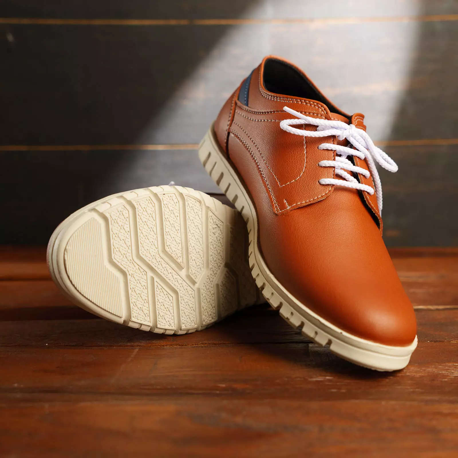 PAULMAY - Sepatu Sneakers Pria Modena 45 - Tan