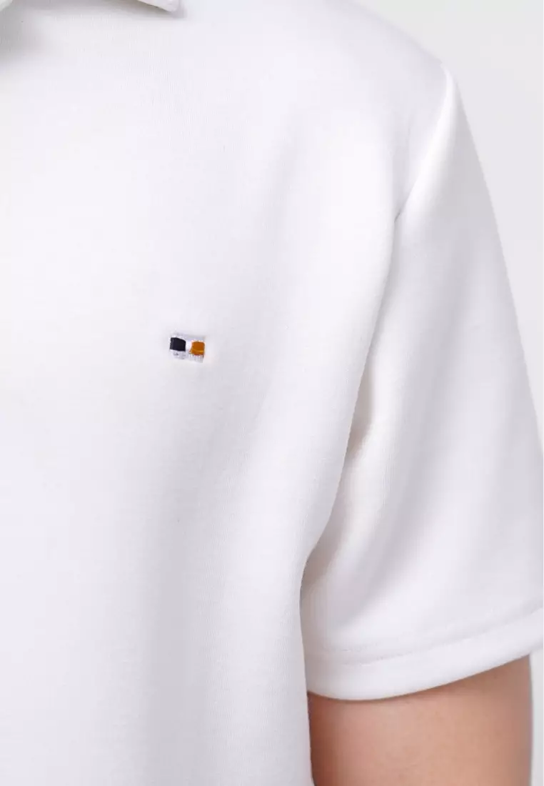 Ryusei Polo Pria Kaze Basic White