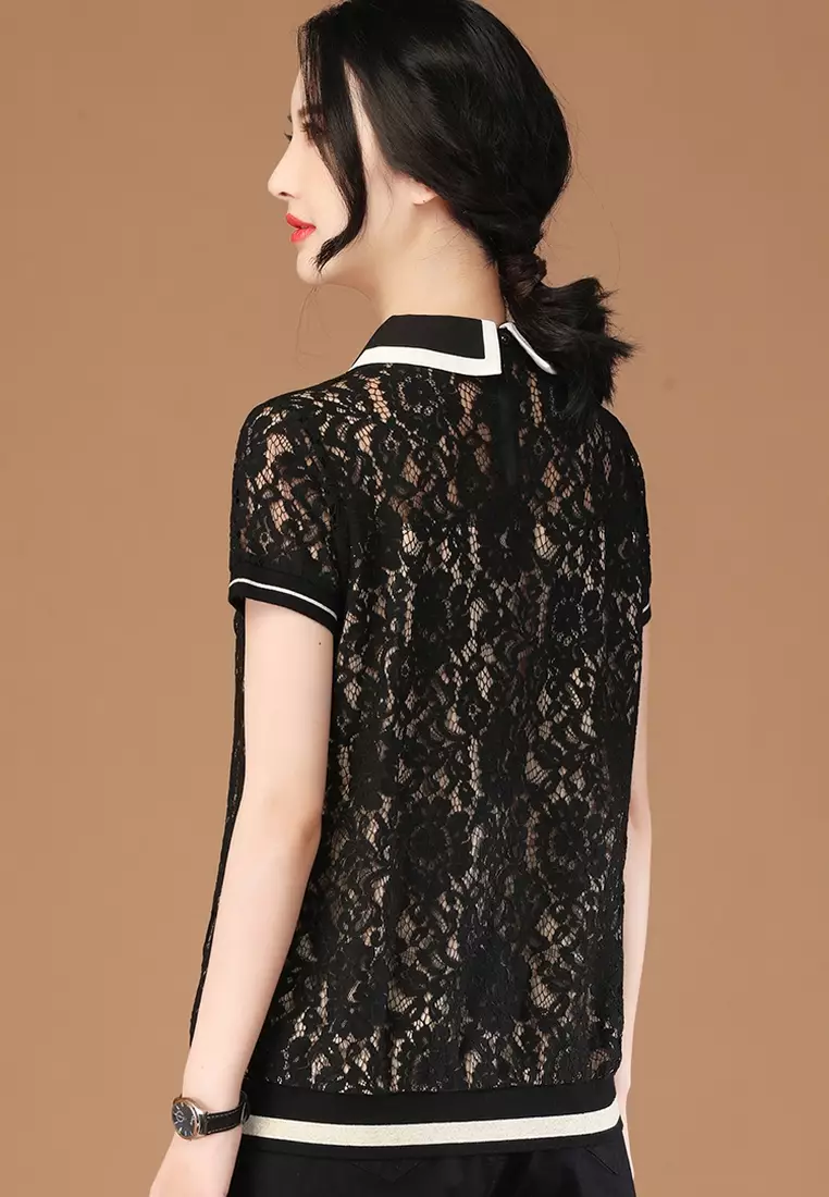 Elegant on sale lace top