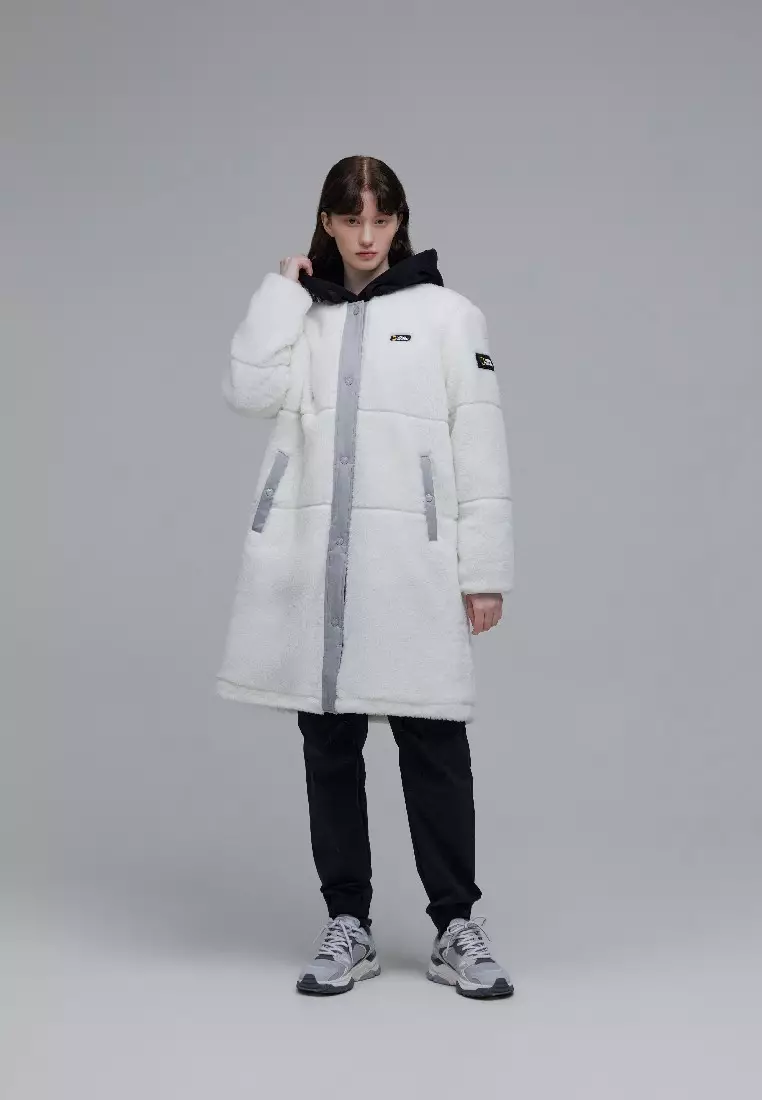 女裝WEIGELA長版抓毛絨外套