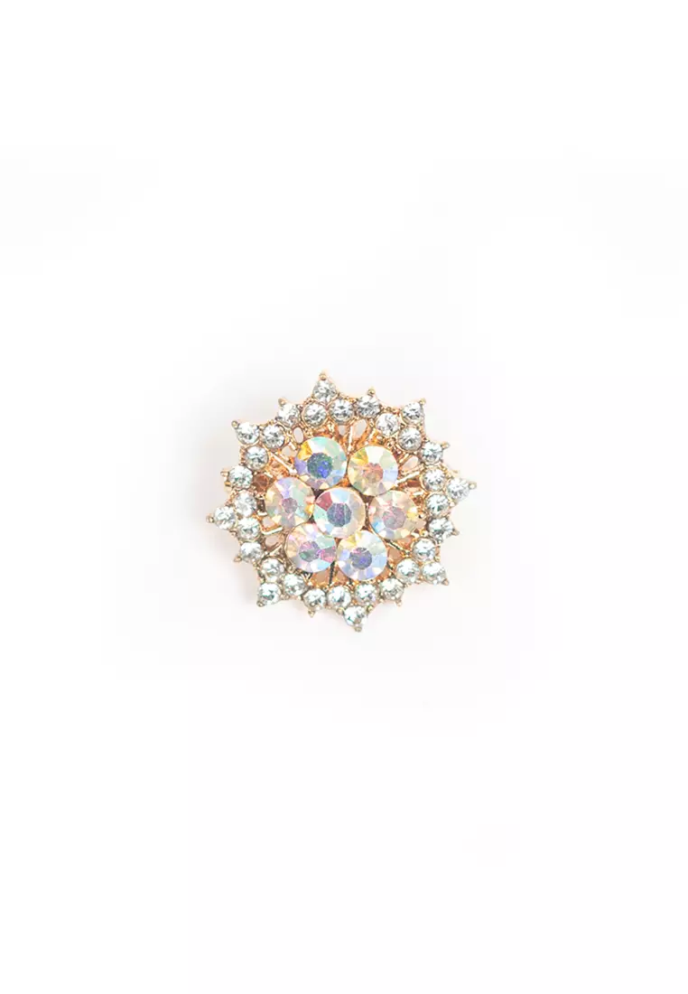 Houseofcuff lapel pin brooch bros untuk jas TUSUK GOLD A46