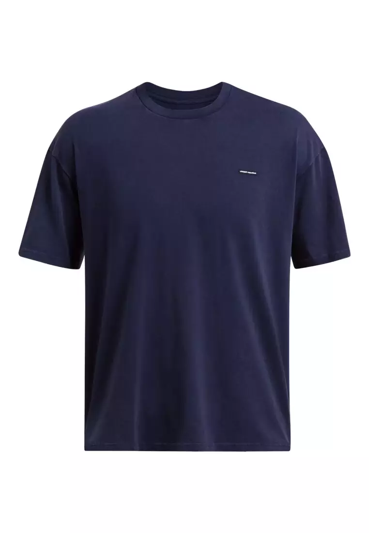 Under Armour Men's UA Heavyweight Oversized Logo Wash Short Sleeve