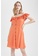 DeFacto 橘色 Short Sleeve Mini Dress 11455AAA138256GS_3