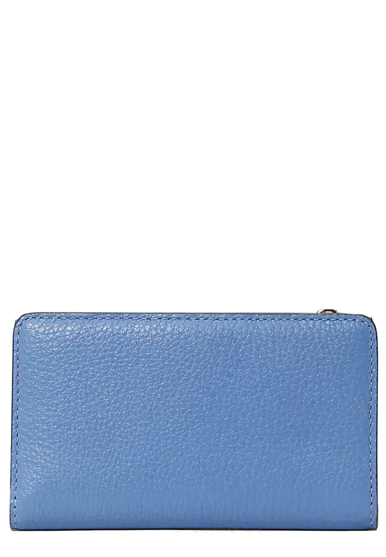 Comparison of Kate Spade's small Leila wallet and the Coach small