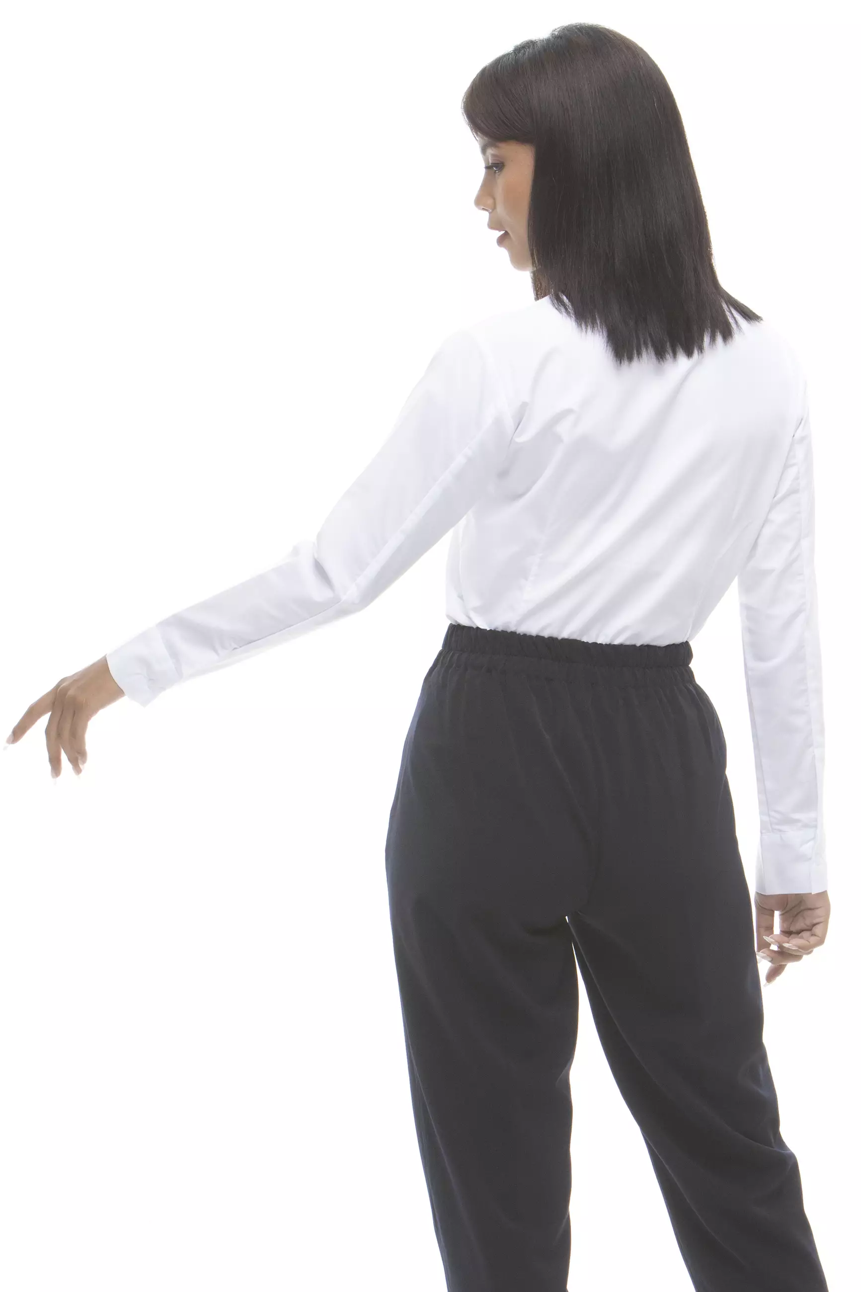 Daisy Long Sleeve Stand Collar Blouse