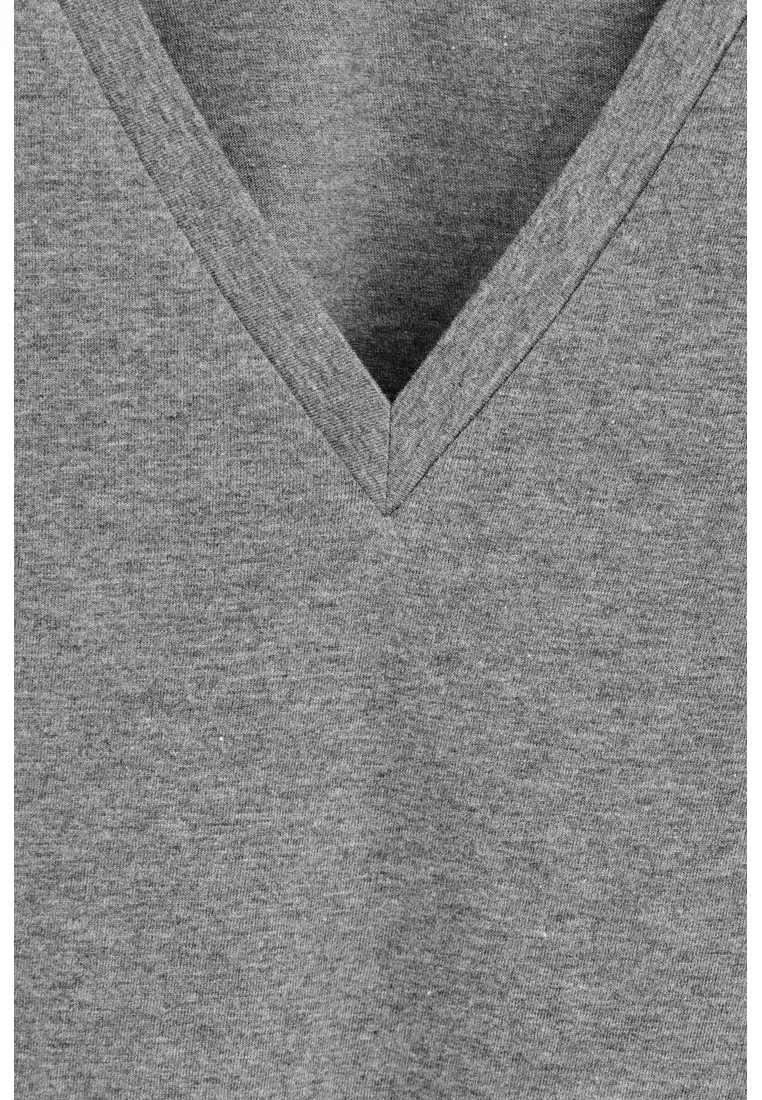 COTTON V-NECK T-SHIRT