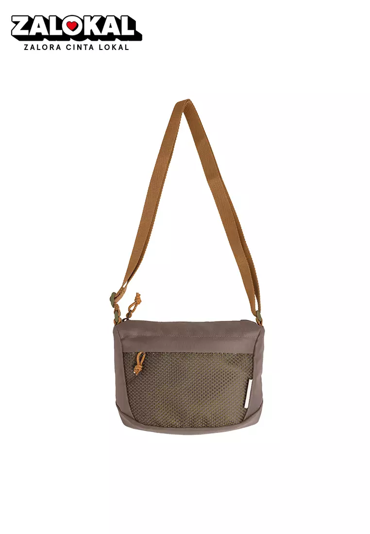 Sling Bag Flick 2.0 Brown Visval Tas Selempang