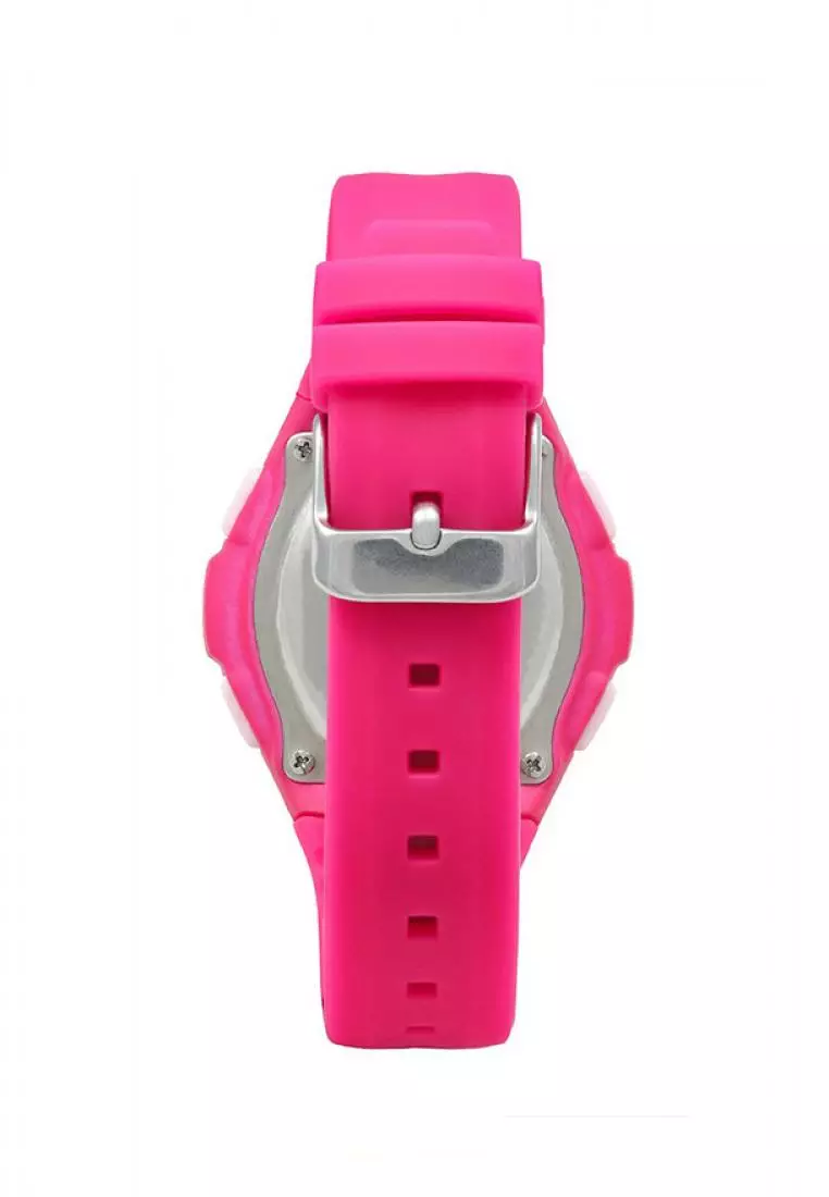 Jam Tangan Wanita Digital Lorus Original Garansi Resmi R2397LX9 Strap Silicon Pink