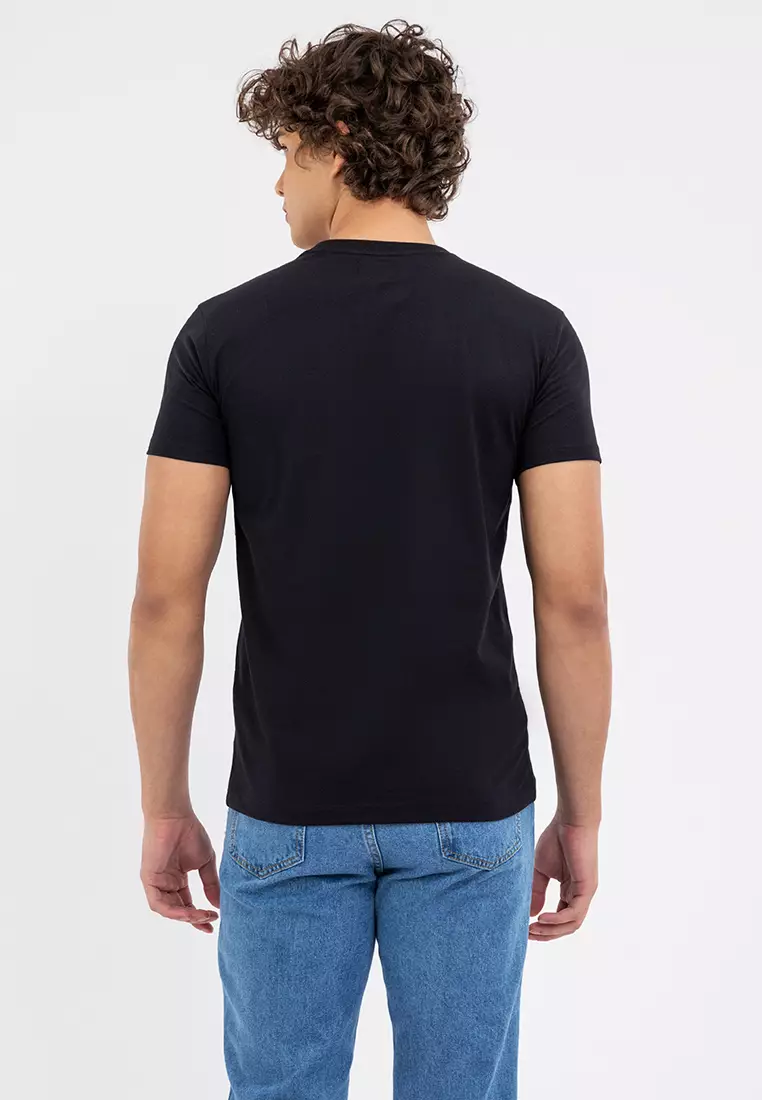 Men's OG Tape Print Tee Black