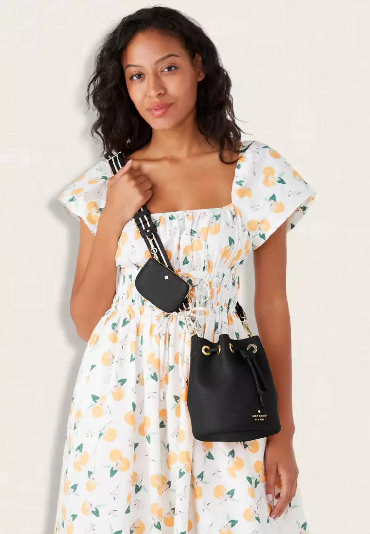 Kate Spade Rosie Mini Bucket Bag Black