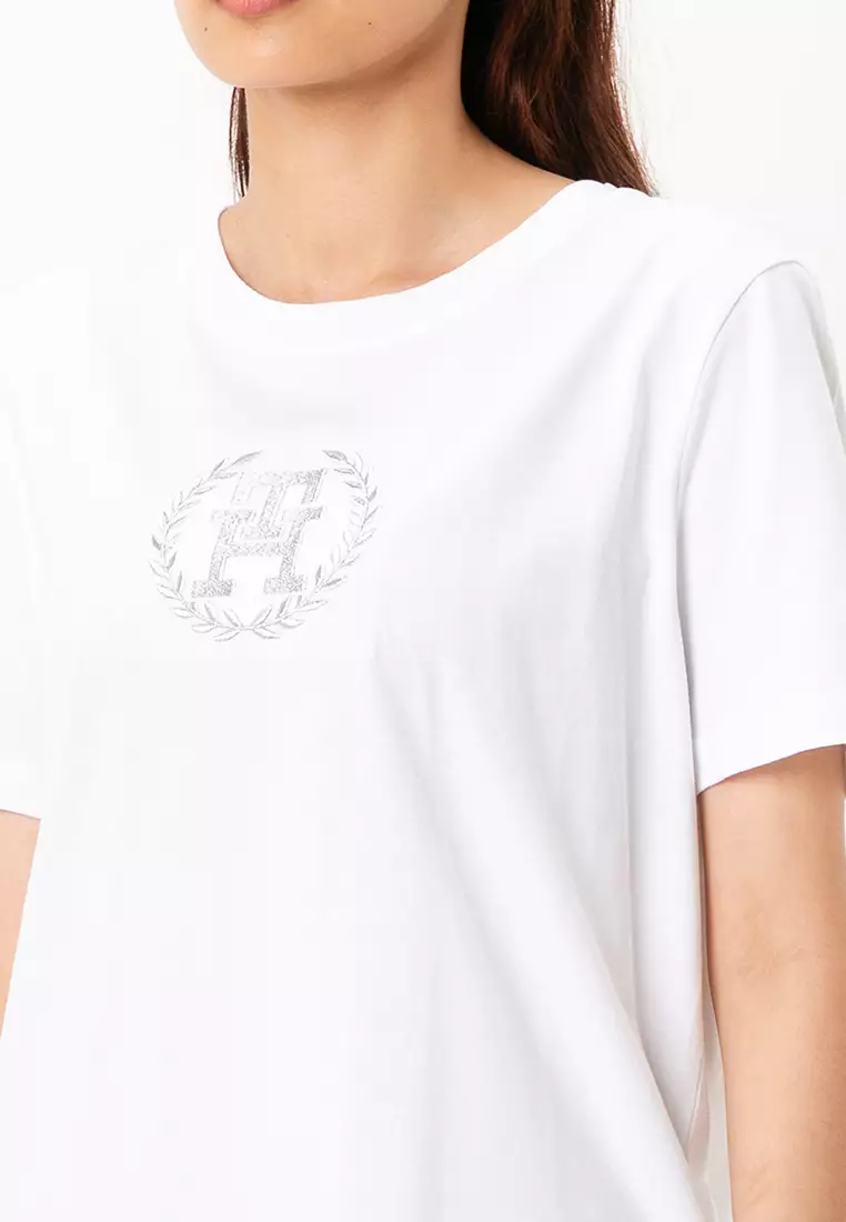 Laurel Crew Neck T-Shirt - Tommy Jeans