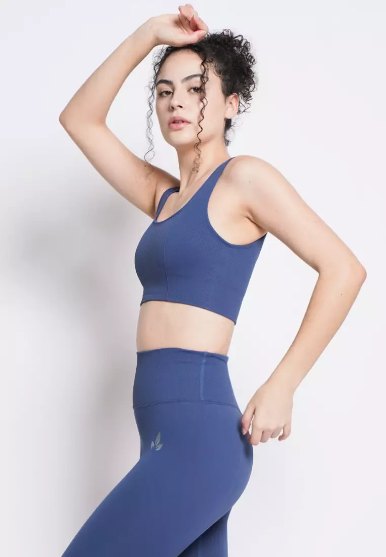 Athena Collection: Premium Seamless Padded Square Neck Sports Bra 