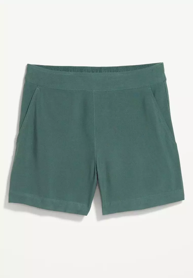 High-Waisted Playa Shorts -- 4-inch inseam