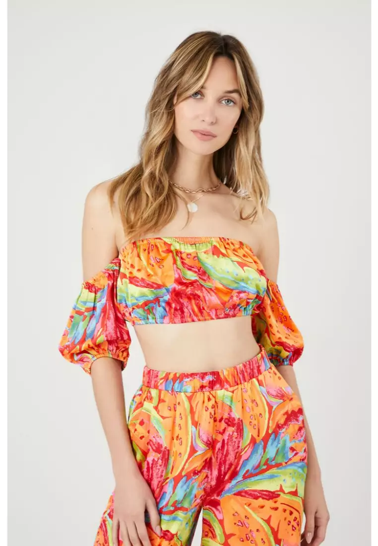 Hawaiian crop top forever 21 best sale