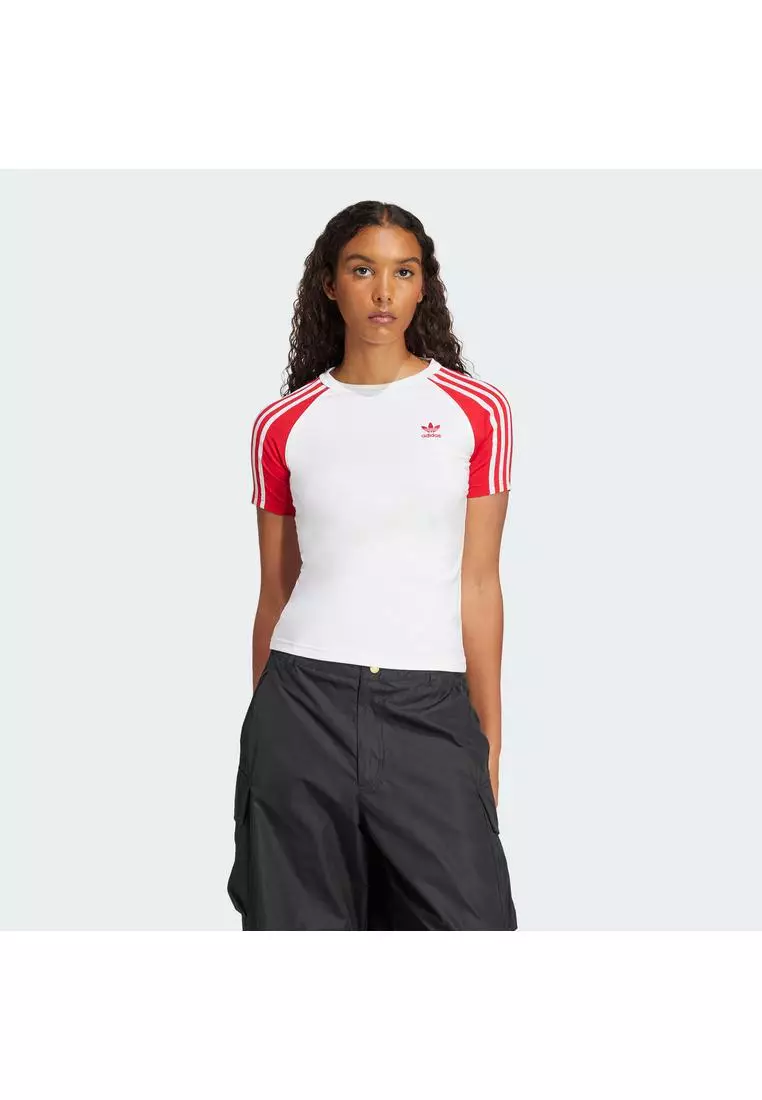 Buy ADIDAS Adicolor 3-Stripes Raglan Slim T-Shirt 2025